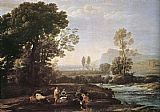 Landscape with Rest in Flight to Egypt by Claude Lorrain